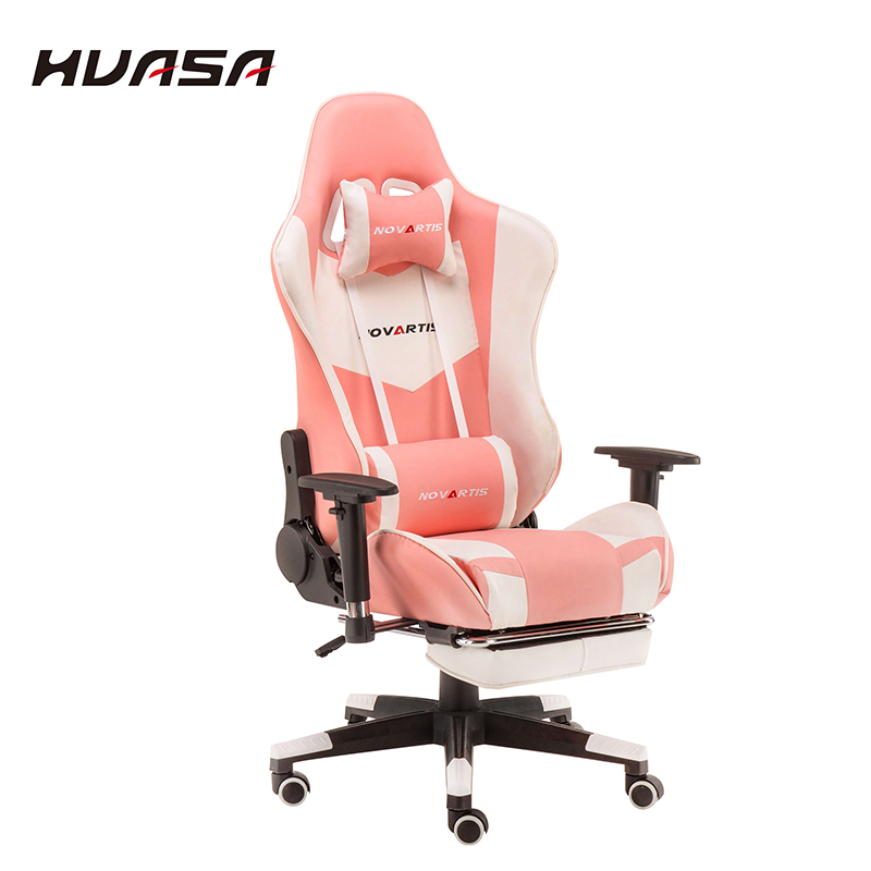 ขายส่งเก้าอี้เล่นเกม PU PVC คุณภาพสูง Modern Racing Pink Gear  ขายส่งเก้าอี้เล่นเกม PU PVC คุณภาพสูง Modern Racing Pink Gear