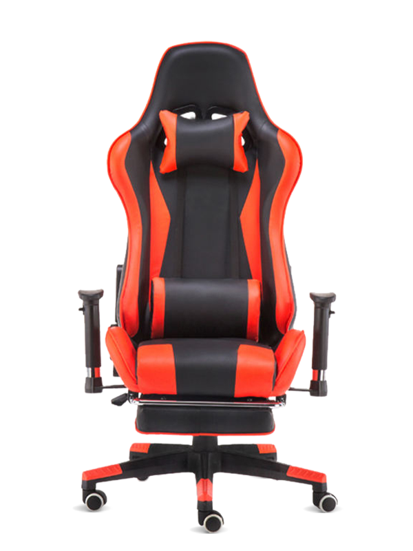 เก้าอี้ปรับเอนสำหรับเล่นเกมแบบหมุนได้ เก้าอี้เกมเมอร์ RGB ระดับพรีเมี่ยม 