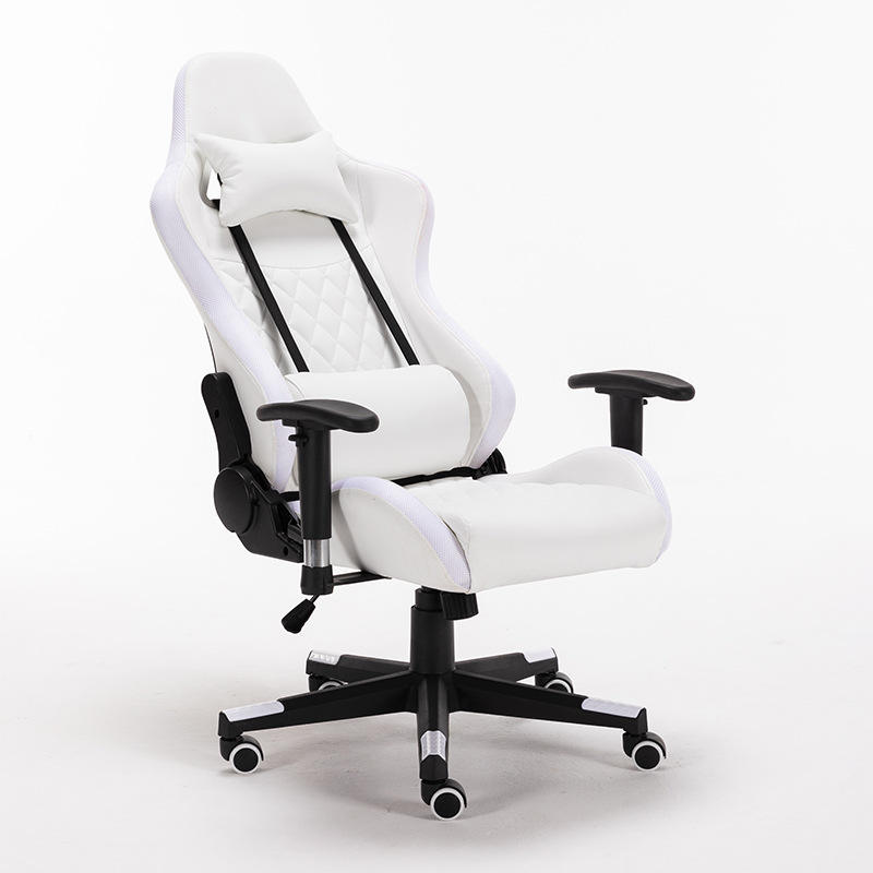 ผู้ผลิตOutletแฟชั่นสีขาวRGBไฟLed Silla Gamerคอมพิวเตอร์ตามหลักสรีรศาสตร์Pc Gamerเก้าอี้  ผู้ผลิตOutletแฟชั่นสีขาวRGBไฟLed Silla Gamerคอมพิวเตอร์ตามหลักสรีรศาสตร์Pc Gamerเก้าอี้