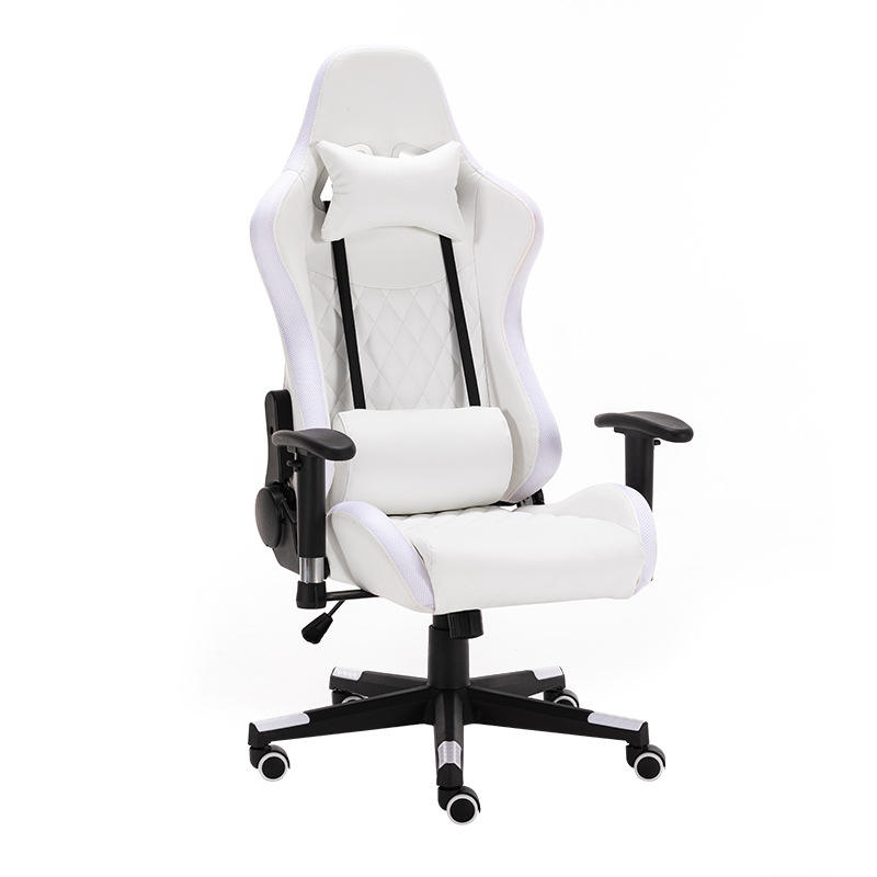ผู้ผลิตOutletแฟชั่นสีขาวRGBไฟLed Silla Gamerคอมพิวเตอร์ตามหลักสรีรศาสตร์Pc Gamerเก้าอี้  ผู้ผลิตOutletแฟชั่นสีขาวRGBไฟLed Silla Gamerคอมพิวเตอร์ตามหลักสรีรศาสตร์Pc Gamerเก้าอี้