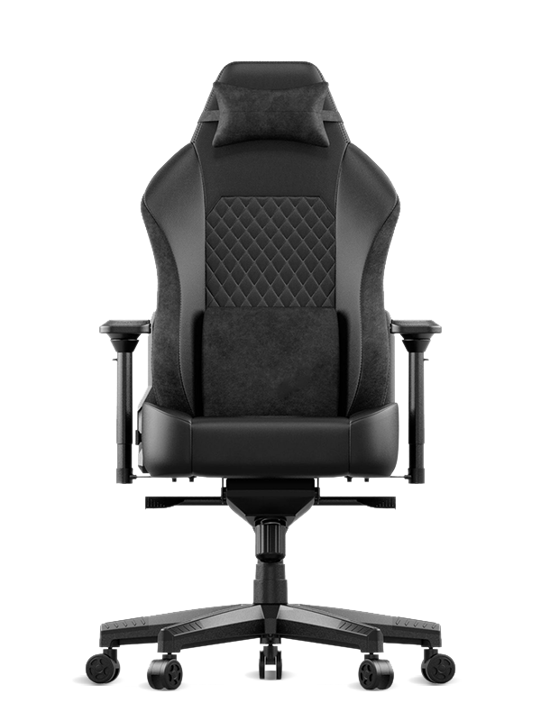 มีสไตล์การออกแบบที่ทันสมัยโต๊ะคอมพิวเตอร์เก้าอี้แข่งสไตล์สำนักงานตามหลักสรีรศาสตร์หมุนเก้าอี้เล่นเกม 