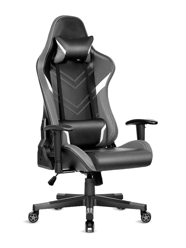 เก้าอี้เล่นเกมผ้า PU โครงโลหะคุณภาพสูงเก้าอี้เล่นเกมแข่งรถมัลติฟังก์ชั่น 